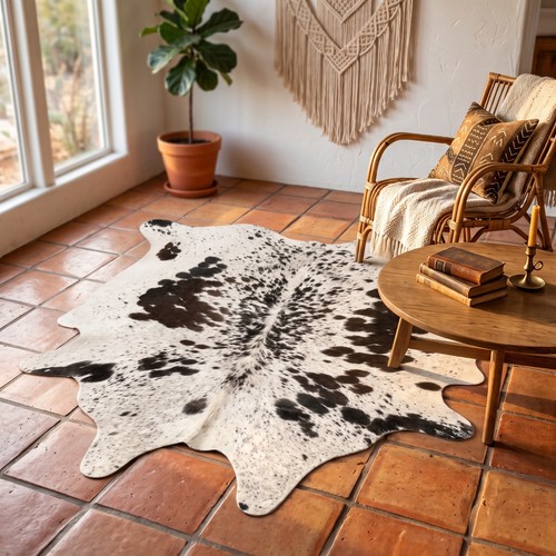 Genuine cowhide rug real - genuine,