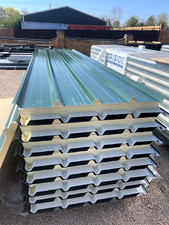 new juniper green insulated eco box profile roofing sheets 40mm thick 3 meter