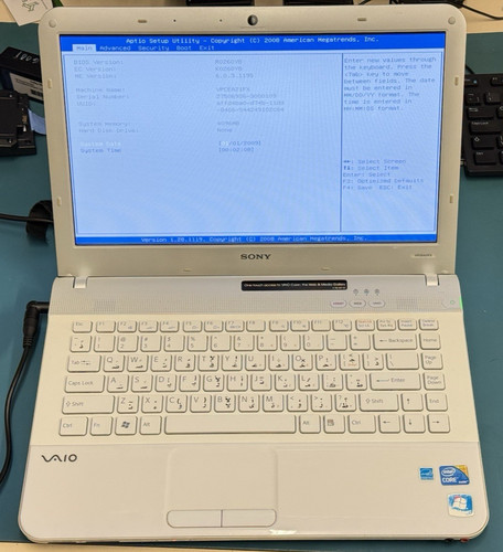 Sony vaio vpcea21fx laptop - sony,