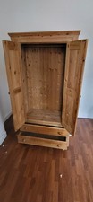Antique Pine Wardrobe Vintage Hamdmade