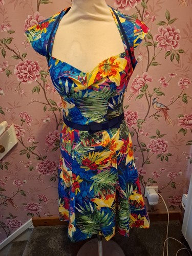 Karen millen blue tropical - karen,