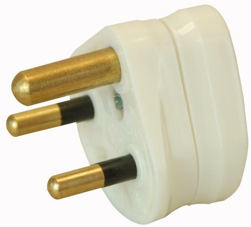Amp round pin - 2a/amp, mains