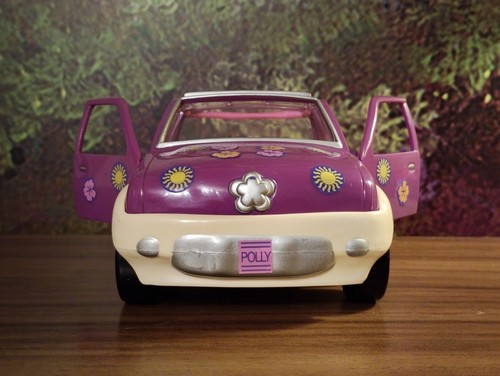 Polly pocket purple jeep car - polly,