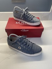 S.Oliver Blue Shoes, UK Size