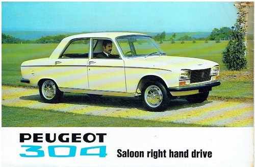 Peugeot 304 saloon - saloon, (rhd)
