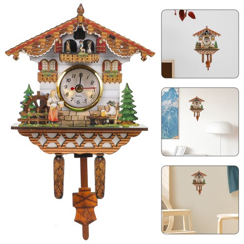 Bird house clock wall - bird,