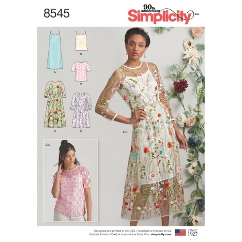 Simplicity 8545 misses petite - simplicity,
