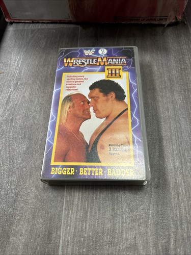 Wwf wrestlemania vhs video - wwf,