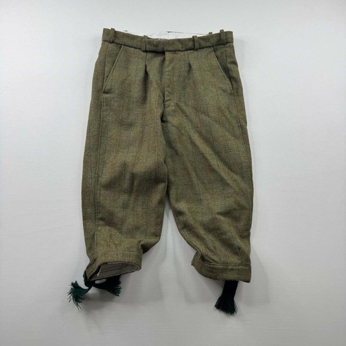 Vintage green tweed 100 wool - green,