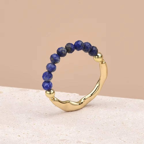 Lapis lazuli faceted crystal - lapis,