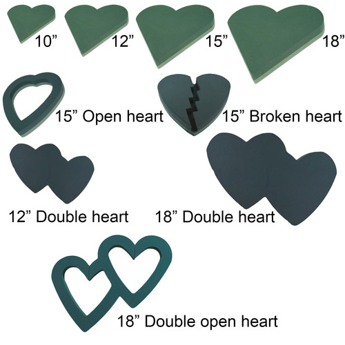 Heart shape funeral tribute - heart,