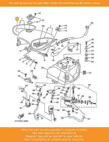 Yamaha emblem 4mc 24162 00 - yamaha,