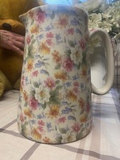 Crown B Burslem Staffordshire England Ceramic Pitcher/Jug