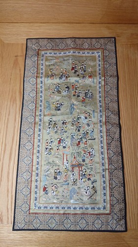 Vintage oriental silk - silk, tapestry