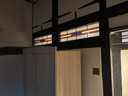 Leaded stained glass rectangle - leaded,