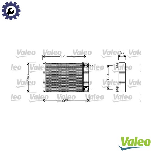 Heat exchanger interior - heat,