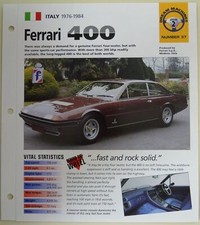 Ferrari 400 IMP Hot Cars