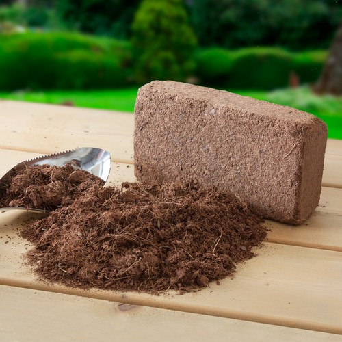 Compressed coir compost - 9l,