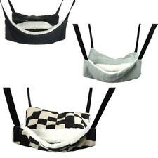 Ferret Chinchilla Rat Rabbit Animal Hammock Bed Toy Fluffy Lined With Pouch