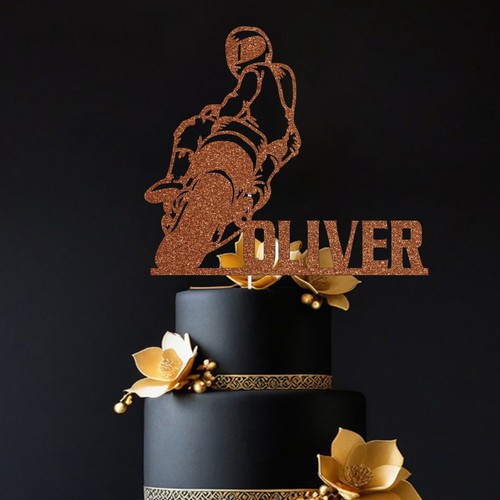 Custom biker birthday cake - birthday,