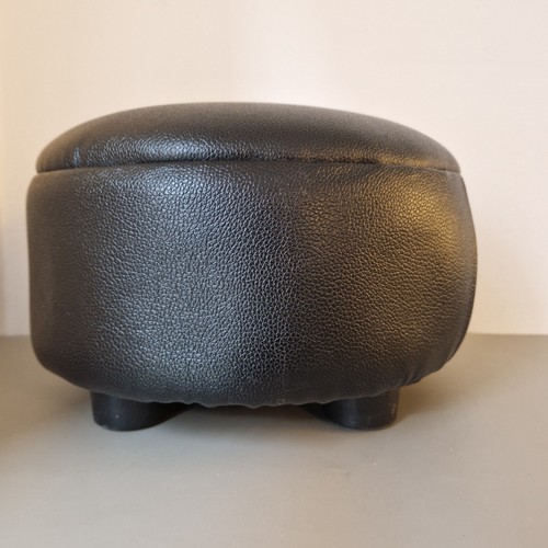 Vintage s faux - 70's, black