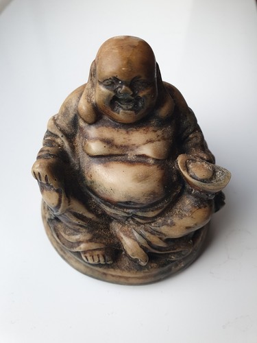 Laughing buddha statue - laughing, made