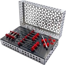 14Pcs Zygoma Dental Implant Kit – Titanium-Coated Zygomatic Surgical Drills