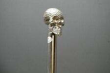Royal Antique Chrome Stainless Steel Edwardian Walking Stick Cane Office