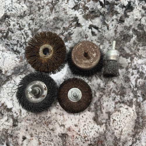 Vintage wire wheel brush lot - wheel,