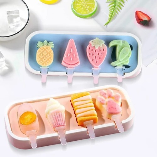 Silicone mini popsicle moulds - popsicle,
