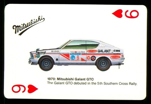 Playing card mitsubishi - x,