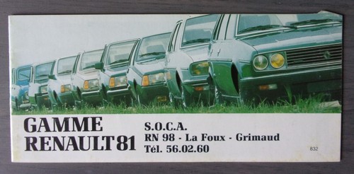 Renault range orig 1981 - renault,