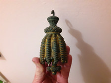 A Fine Heavy Quality Victorian Bronze Bell Pull Handle c1860