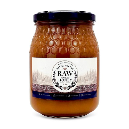 Raw lithuanian honey - raw, |