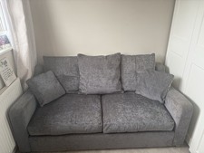 Dfs grey seater - grey, sofa