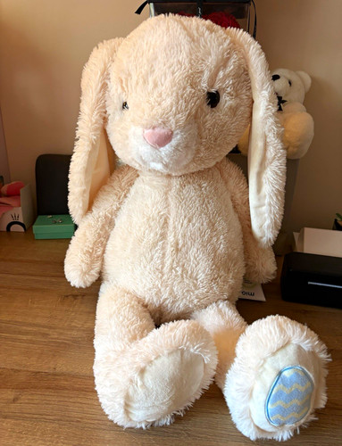 Tesco large cream bunny - large,