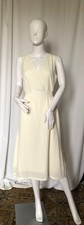 Vintage Ivory Silk Crepe Dress