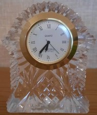 A)CATHEDRAL CUT CRYSTAL GLASS