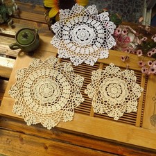 Round Hand Crocheted Doily