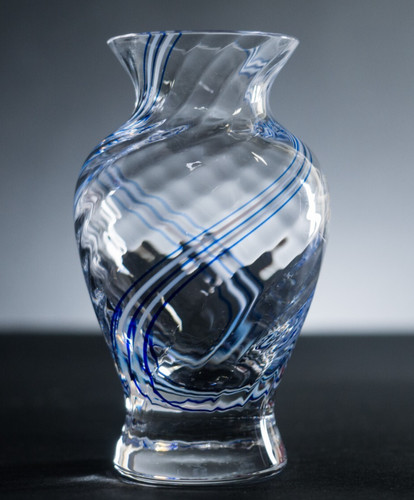 Caithness crystal bud vase - crystal,