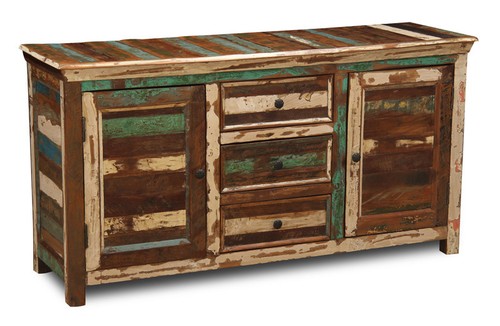 Solid acacia wood - solid, reclaimed