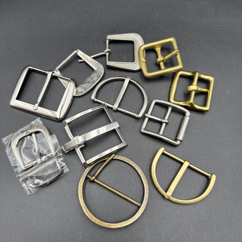 Lot vintage belt buckles - of, 11