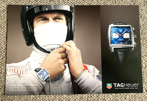 Tag heuer monaco steve - monaco, mcqueen