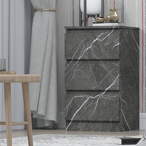 Grey marble effect - grey,