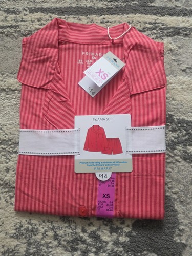 New primark short set size - pj,