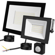 Outdoor Garden Floodlight With Sensor LED PIR Motion Security Lights Waterproof