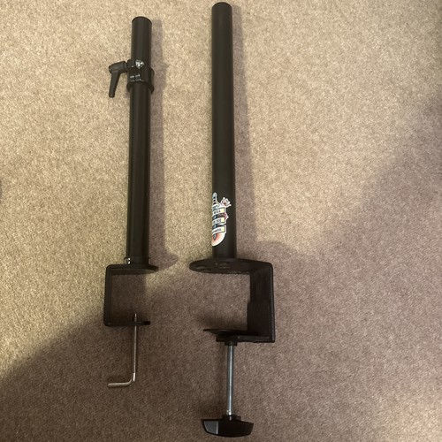 Two duronic desk mounts - desk,