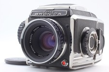 First Model S [Near MINT] Zenza Bronica S Film Camera 75mm f/2.8 Lens From JAPAN