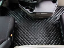 TRUCK Floor Mats LHD For SCANIA S 500 AUTOMAT AFTER 2017 BLACK Eco Leather