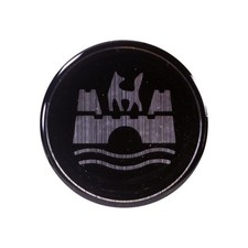 Wolfsburg Crest Horn Press Badge 37.5mm VW Beetle Buggy/Baja Karmann Ghia